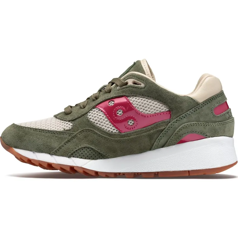 Saucony Shadow 6000 Up There Doors To The World Olive / Natural / Vibrant Pink (S70570-1)