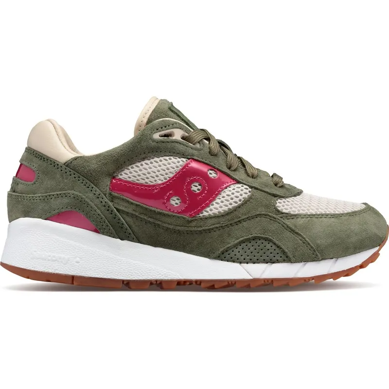 Saucony Shadow 6000 Up There Doors To The World Olive / Natural / Vibrant Pink (S70570-1)