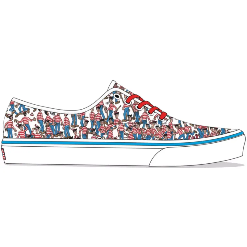 Vans Classic Authentic Wheres Waldo Land Of Waldos Land Of Waldos (VN0A348A3RZ)