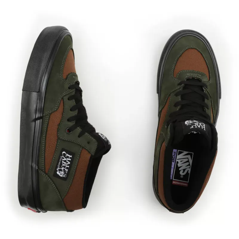 Vans Half Cab Beef And Broccoli Dark Green / Brown / Black (VN0A5FCD89J)