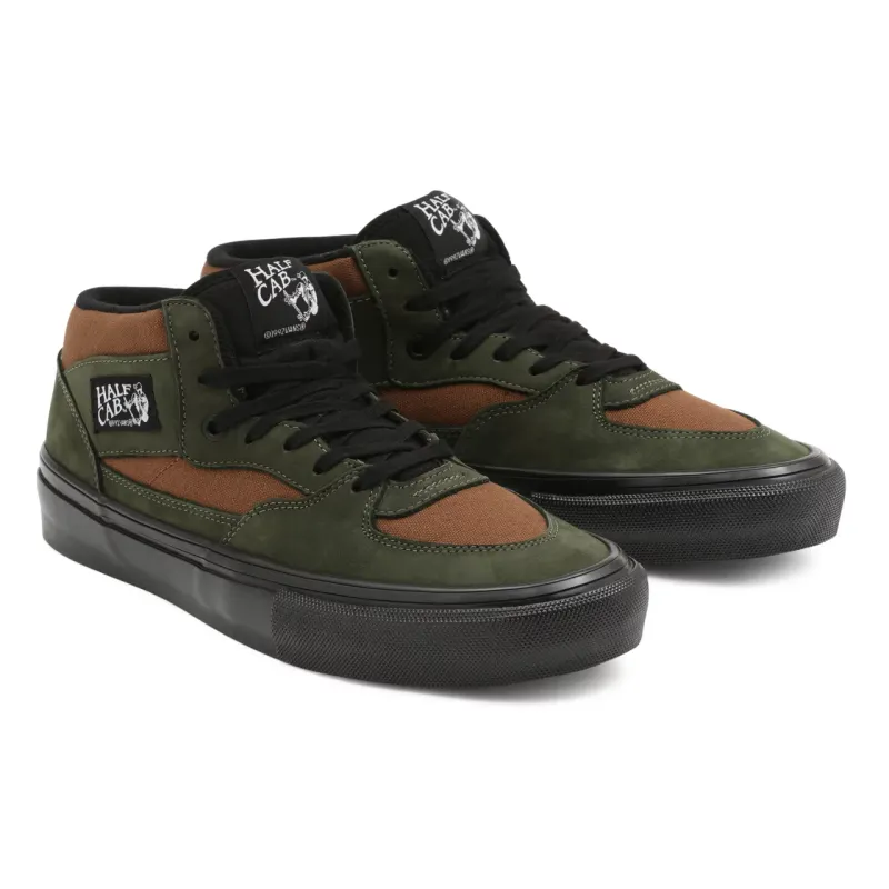 Vans Half Cab Beef And Broccoli Dark Green / Brown / Black (VN0A5FCD89J)