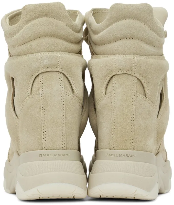 Isabel Marant Beige Balskee Sneakers (00MBK0491-00M029S)