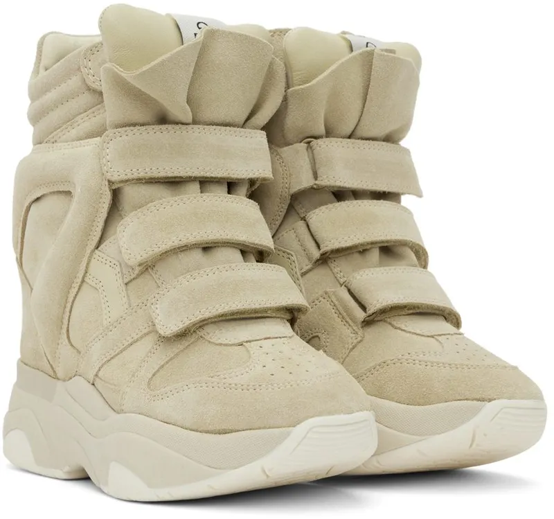 Isabel Marant Beige Balskee Sneakers (00MBK0491-00M029S)