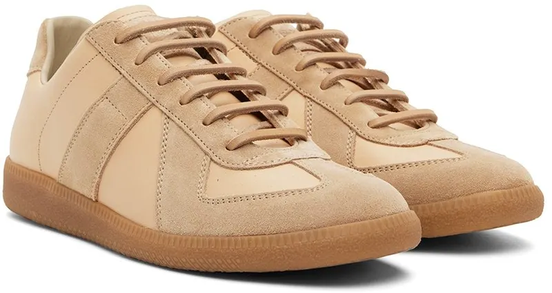 Maison Margiela Beige Replica Sneakers (S57WS0408 P4306)