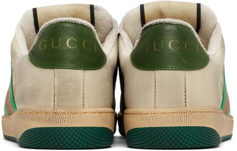 Gucci Beige Screener GG Sneakers (546551 9Y920)