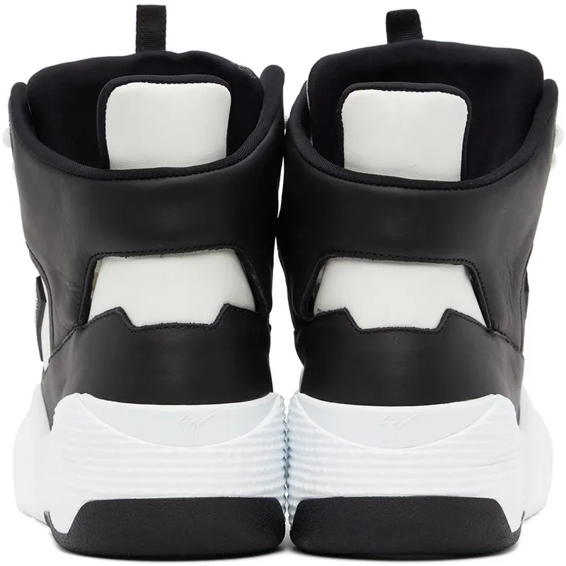 Giuseppe Zanotti Black & White Talon Sneakers (RM10007-91382)