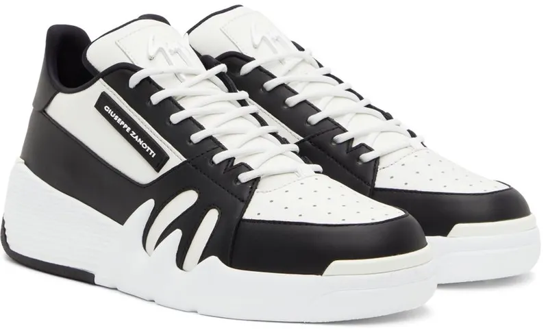 Giuseppe Zanotti Black & White Talon Sneakers (RM10005-89534)