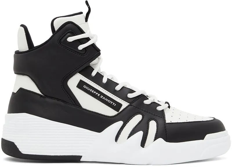 Giuseppe Zanotti Black & White Talon Sneakers (RM10007-91382)
