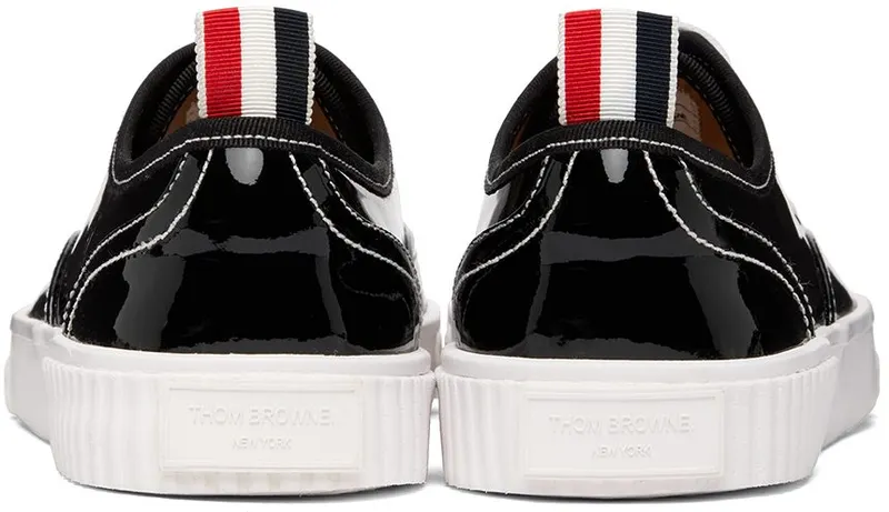 Thom Browne Black Heritage Sneakers (FFD063A-00216)