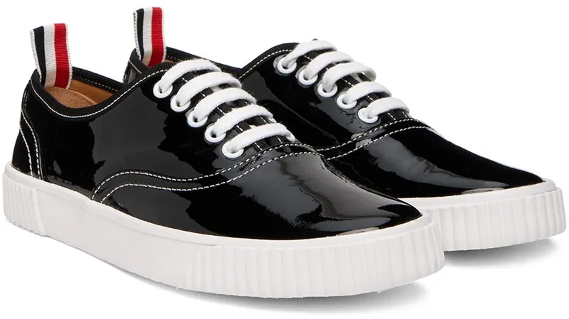 Thom Browne Black Heritage Sneakers (FFD063A-00216)