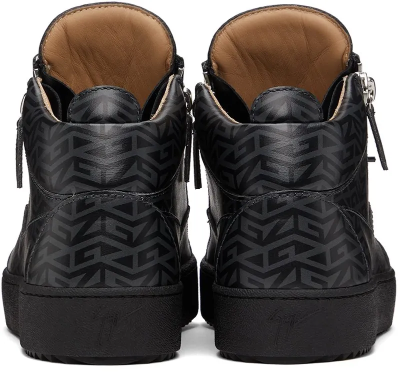 Giuseppe Zanotti Black Kriss High Sneakers (RU20039-93438)
