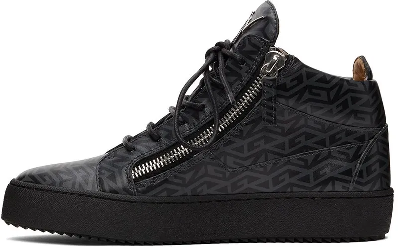Giuseppe Zanotti Black Kriss High Sneakers (RU20039-93438)