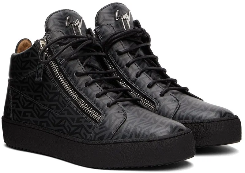 Giuseppe Zanotti Black Kriss High Sneakers (RU20039-93438)