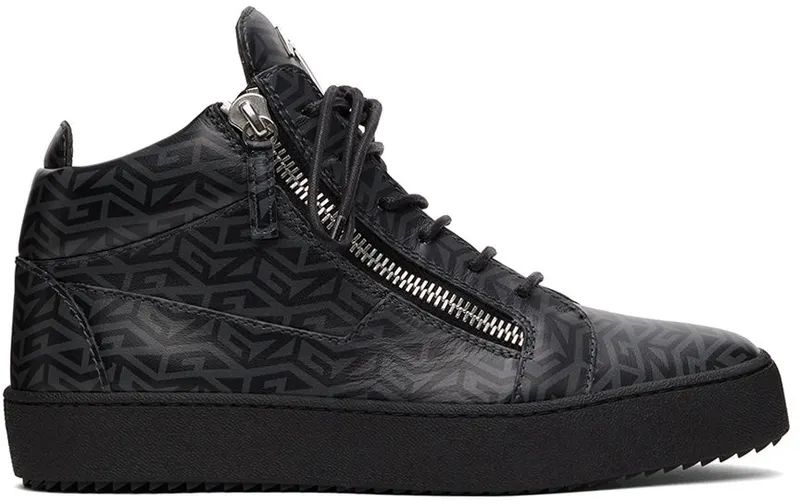Giuseppe Zanotti Black Kriss High Sneakers (RU20039-93438)