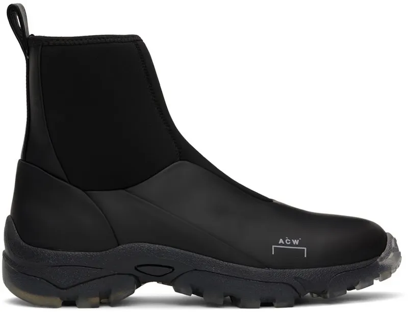 A-COLD-WALL* Black NC.1 Dirt High Sneakers (ACWUF029A)