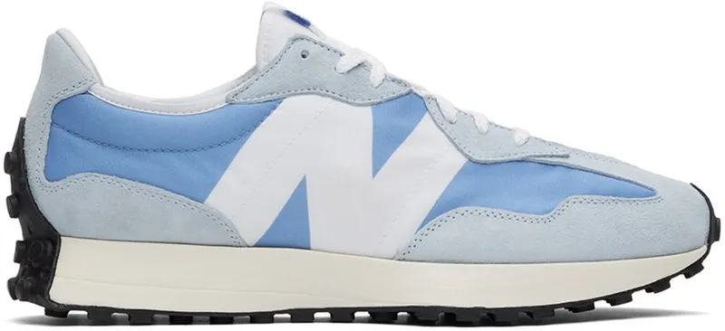 New Balance Blue 327 Low-Top Sneakers (MS327LC1)