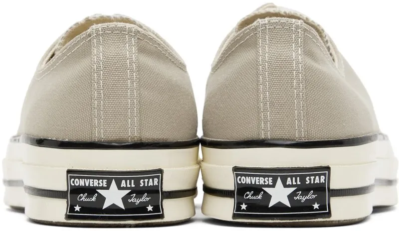 Converse Gray Chuck 70 OX Sneakers (172680C)