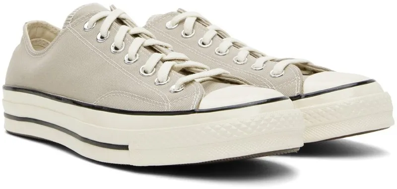 Converse Gray Chuck 70 OX Sneakers (172680C)