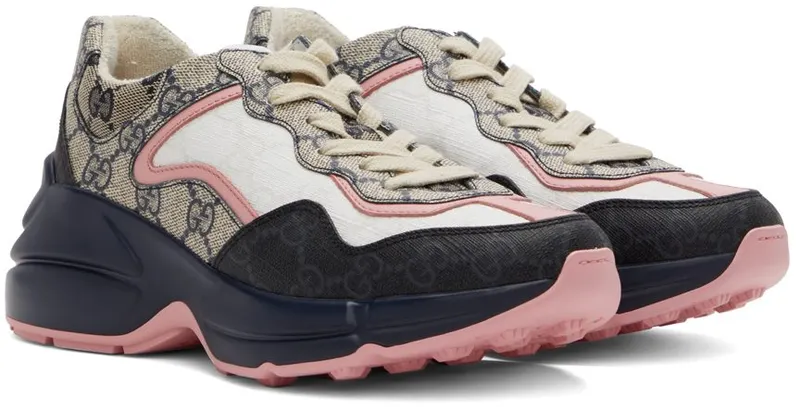 Gucci Multicolor GG Rhyton Sneakers (692902 UIQ30)