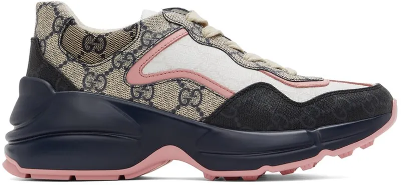 Gucci Multicolor GG Rhyton Sneakers (692902 UIQ30)