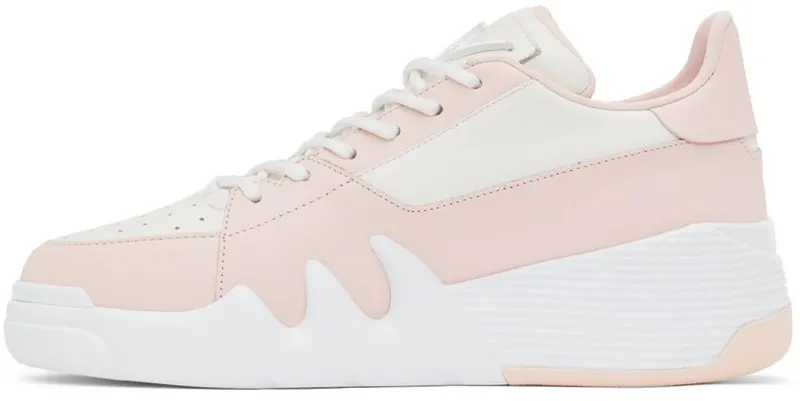 Giuseppe Zanotti Pink & White Talon Sneakers (RM10005-91381)