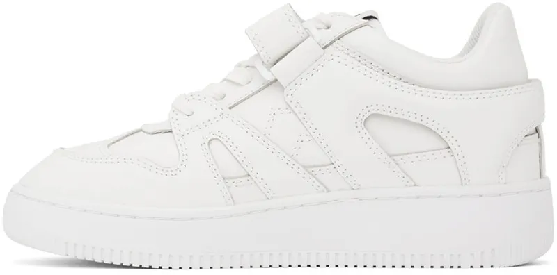 Isabel Marant White Baps Sneakers (00MBK0612-00M033S)