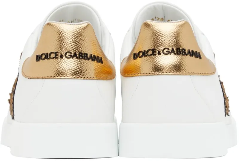 Dolce & Gabbana White Portofino Sneakers (CS1761AH136)