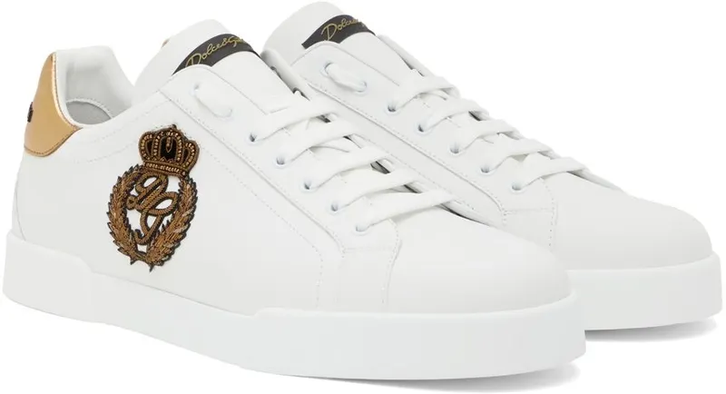 Dolce & Gabbana White Portofino Sneakers (CS1761AH136)