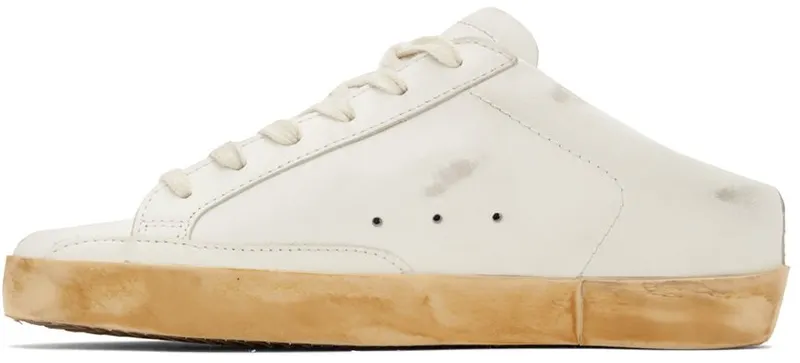 Golden Goose White Super-Star Sabot Sneakers (GWF00110.F003352.80185)