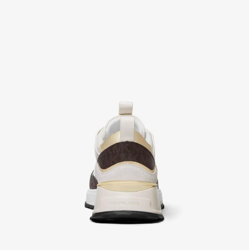 Michael Kors MK Theo Canvas Trainer – Optic White (43F1THFS1B-1999)