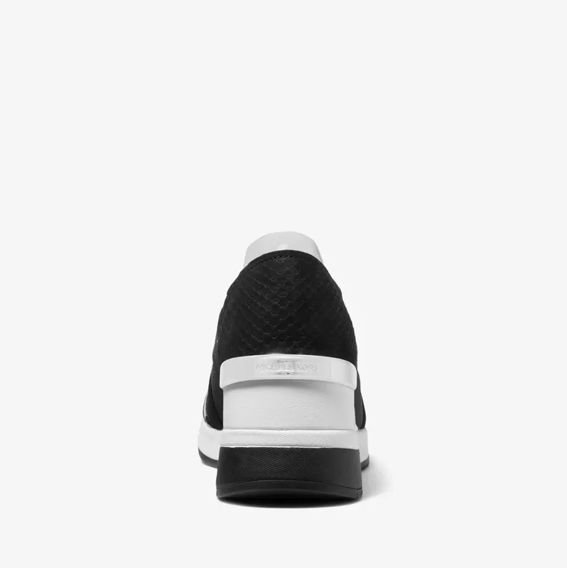 Michael Kors MK Geena Canvas Trainer – Black (43F2GNFP1D-0001)