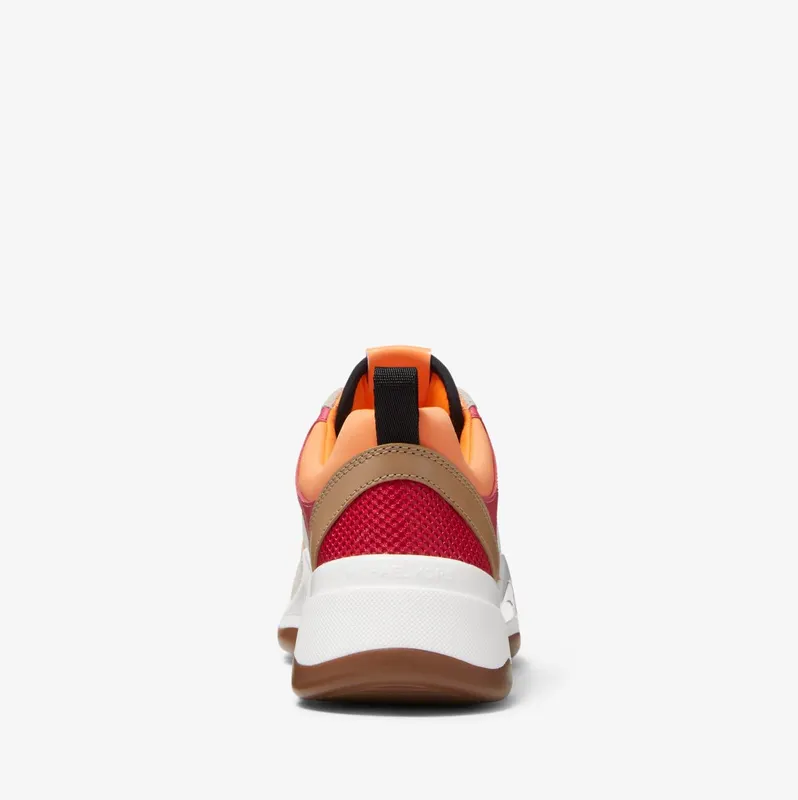 Michael Kors MK Orion Mixed-Media Trainer – Strawberry (43F2ORFS5D-7068)