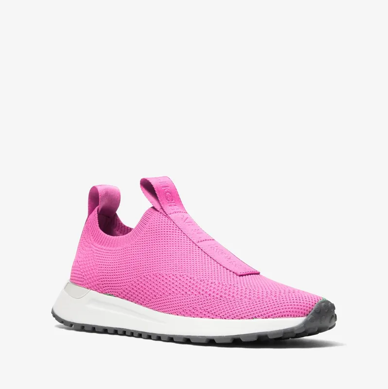 Michael Kors MK Bodie Logo Tape Mesh Slip-On Trainer – Cerise (43T1BDFS1D-0656)