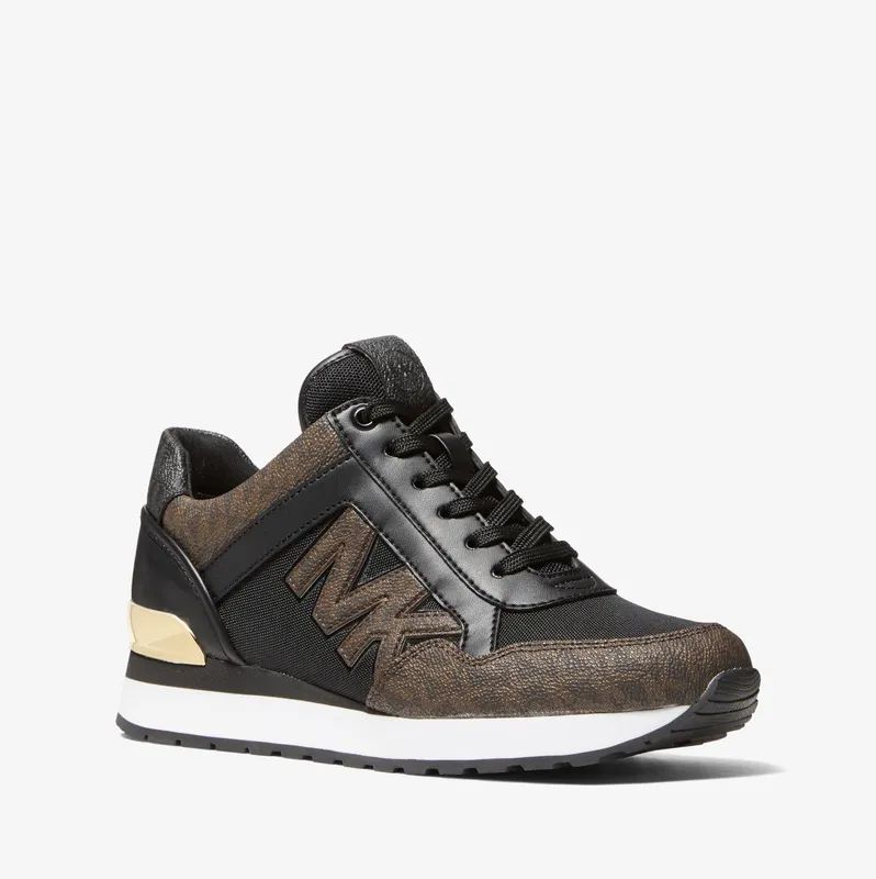 Michael Kors MK Maddy Logo Trainer – Brown/blk (49F1MAFS1B-2137)