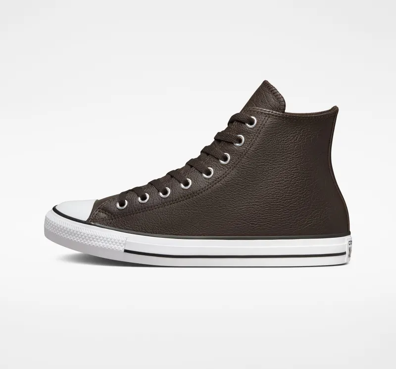 Converse Chuck Taylor All Star Tumbled Leather Velvet Brown/wit/zwart