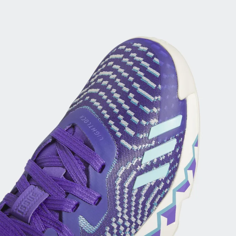 adidas D.O.N. Issue 4 Purple Rush / Off White / Clear Aqua (HR0710)