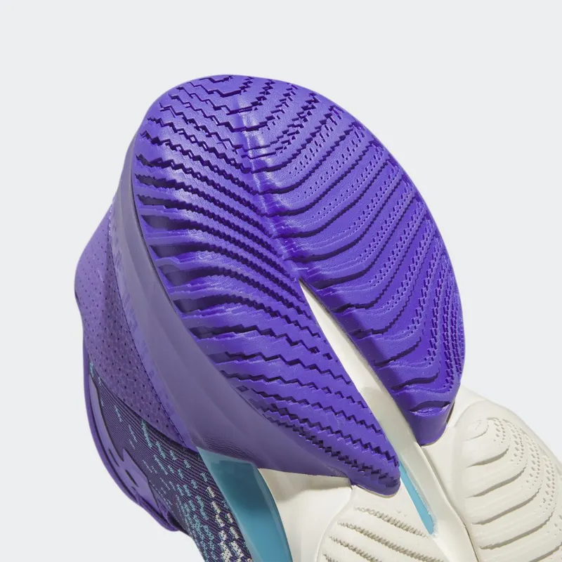adidas D.O.N. Issue 4 Purple Rush / Off White / Clear Aqua (HR0710)