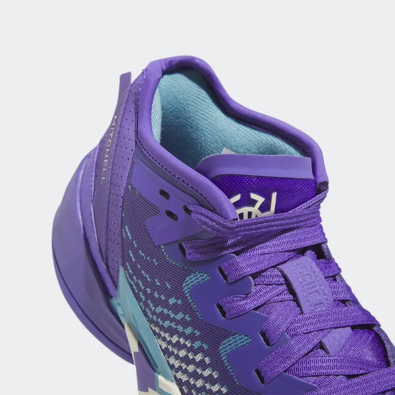 adidas D.O.N. Issue 4 Purple Rush / Off White / Clear Aqua (HR0710)