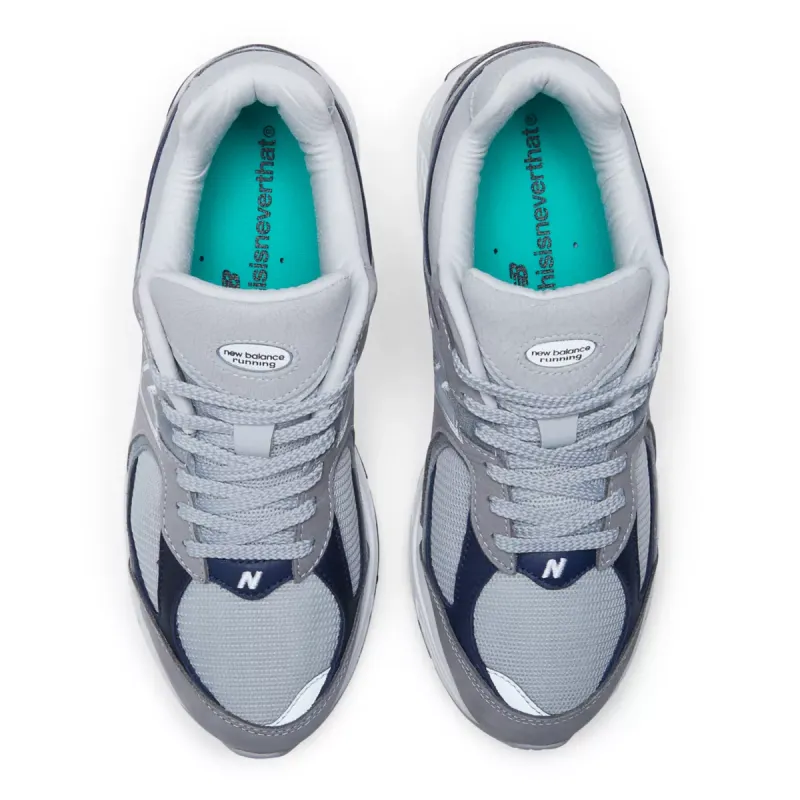 New Balance 2002R Thisisneverthat ”The 2022 Downtown Run” Grey / Team Navy / Rain Cloud (M2002RTH)