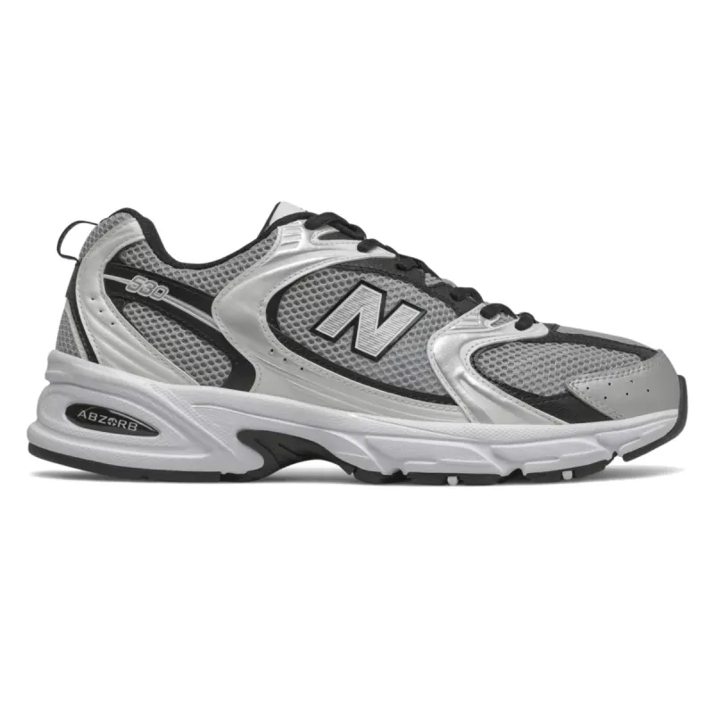 New Balance 530 Silver White Silver / Black / White (MR530USX)