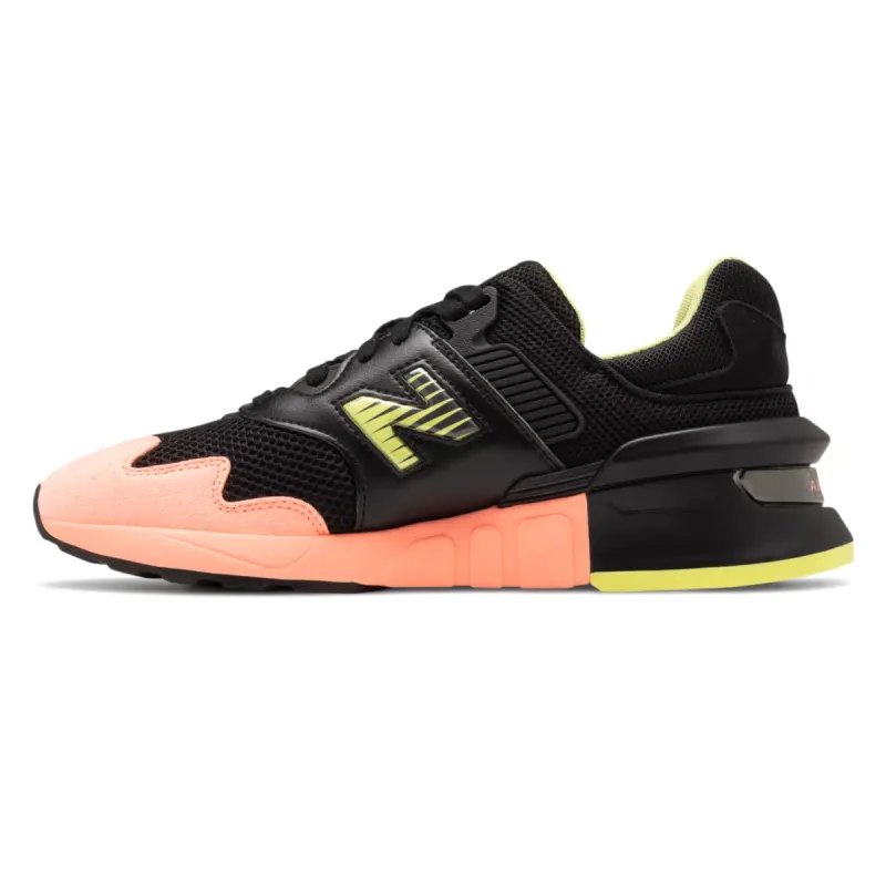 New Balance 997S Kawhi Leonard Sunrise Black / White-pink-neon Yellow (MS997KL1)