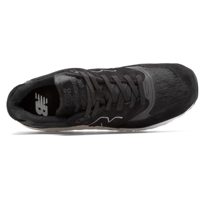 New Balance 998 Pony Hair Black Black / White (M998TCB)