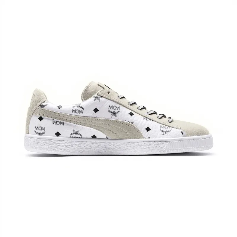 Puma Suede Classic MCM (White) Whisper White / Puma Black (366299-02)