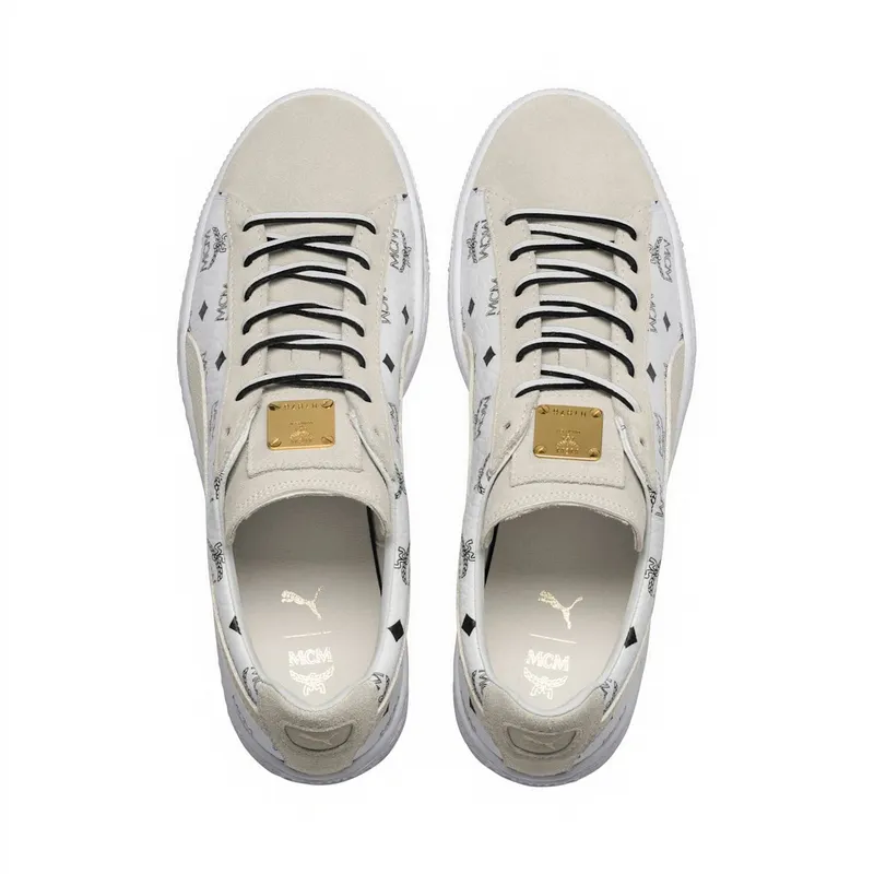 Puma Suede Classic MCM (White) Whisper White / Puma Black (366299-02)