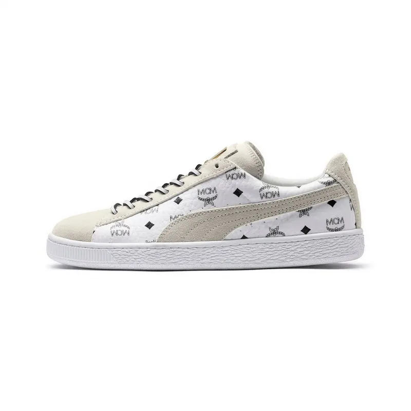 Puma Suede Classic MCM (White) Whisper White / Puma Black (366299-02)