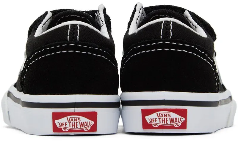 Vans Baby Black Old Skool V Sneakers (VN000D3YBLK1)