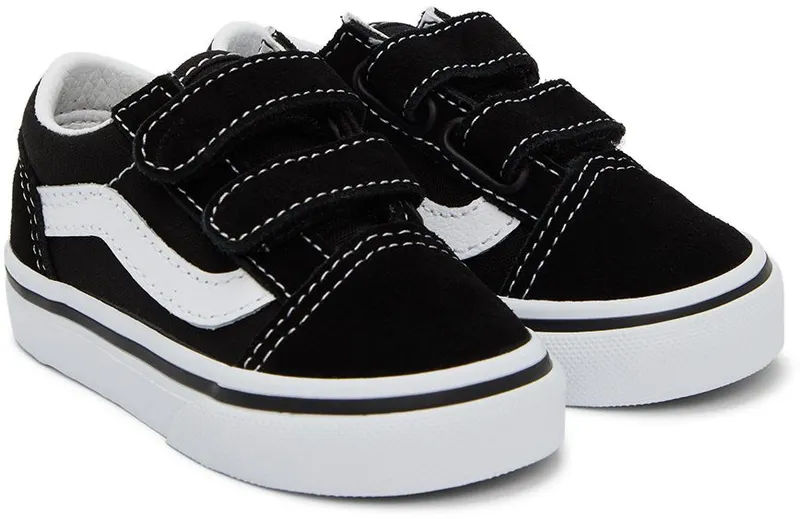 Vans Baby Black Old Skool V Sneakers (VN000D3YBLK1)