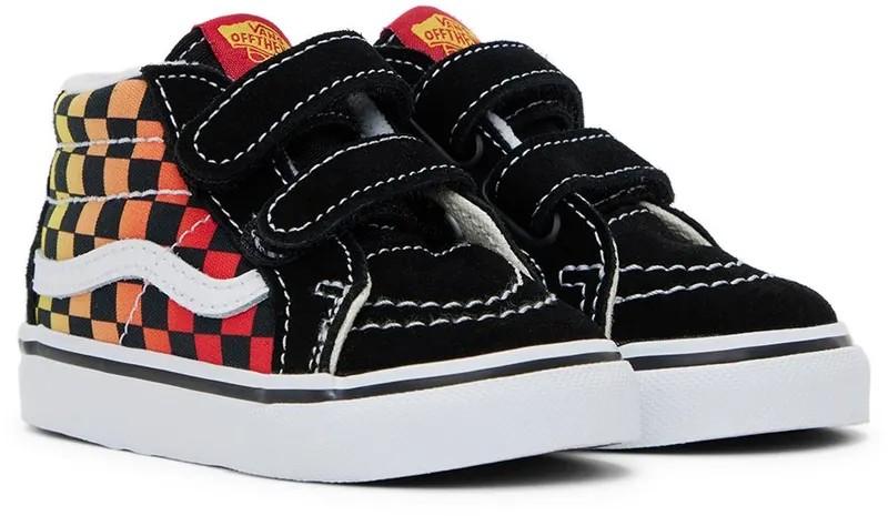 Vans Baby Black Sk8 Mid Reissue V Sneakers (VN0A5DXDABX1)