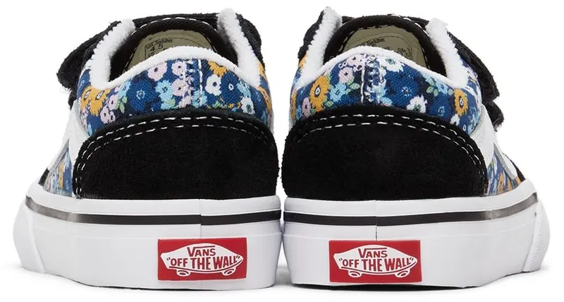 Vans Baby Multicolor Floral Old Skool V Sneakers (VN000D3YFF11)