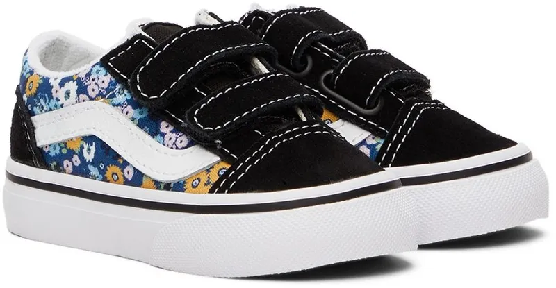 Vans Baby Multicolor Floral Old Skool V Sneakers (VN000D3YFF11)